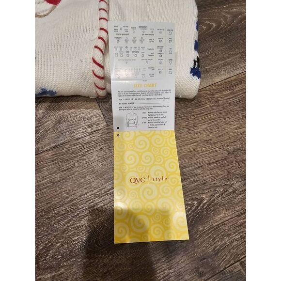 Quacker Factory Nautical Beach Lighthouse Button Front Cardigan Size NEW - Picture 10 of 10